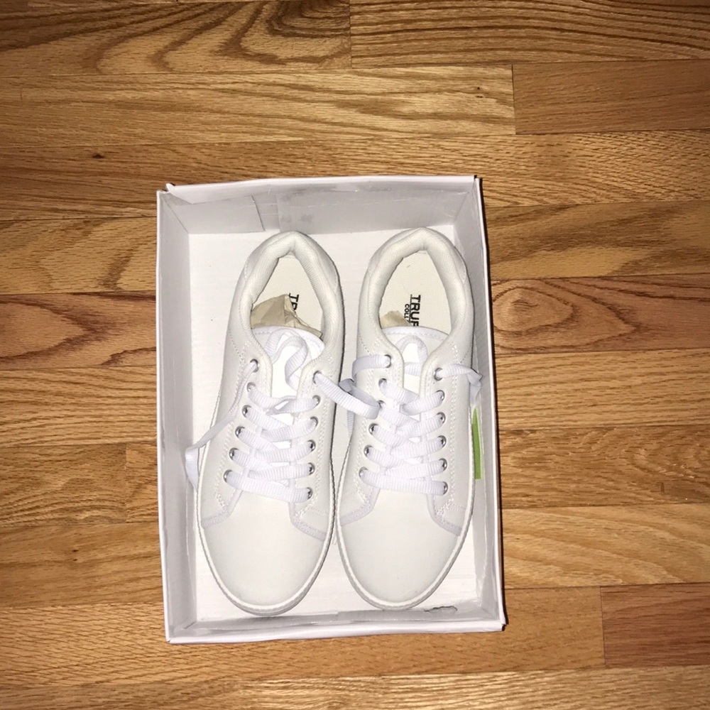 White sneakers